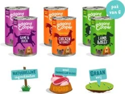 Edgard & Cooper Hondenvoer Multipack Kip - Wild - Lam 6 X 400 Gr 21 Edgard & Cooper Hondenvoer Multipack Kip - Wild - Lam 6 X 400 Gr -Hondenbenodigdheden 1200x902 1