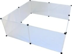 Lowander Kattenren Binnen & Buiten - Dierenren: Kittenren | Konijnenren | Puppyren - 100x100x70 Tot 140x140x50