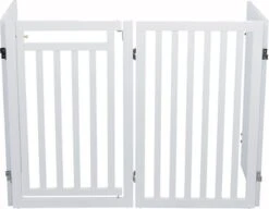 Trixie Hondenhek Met Deur Wit - 60-160 X 81 CM -Hondenbenodigdheden 1200x931 1