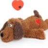 Merkloos Hondenknuffel - Puppyknuffel Met Hartslag - Knuffel Met Hartslag - Antistress Hond - Hondenspeelgoed