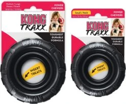 Kong Traxx Hondenspeelgoed - Rubber - M/L- Zwart -Hondenbenodigdheden 1200x992 4