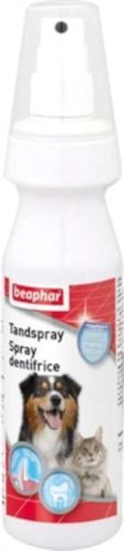 Beaphar Tandspray 150 Ml 12 Beaphar Tandspray 150 Ml -Hondenbenodigdheden 271x1200