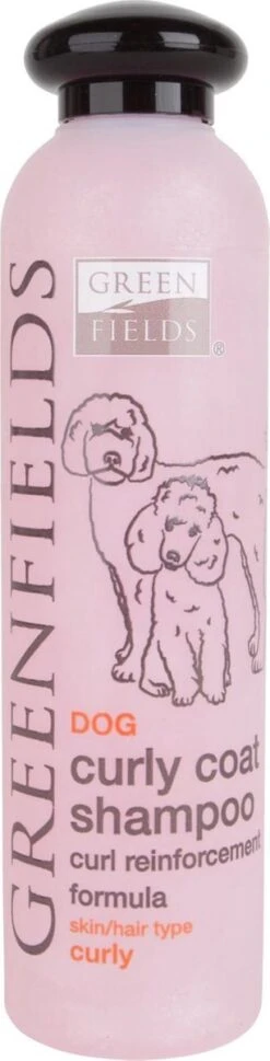 Greenfields - Hondenshampoo Voor Krullende Vacht - Extra Volume En Goede Doorkambaarheid - 270 Ml - Hondenshampoo Krullende Vacht -Hondenbenodigdheden 306x1200