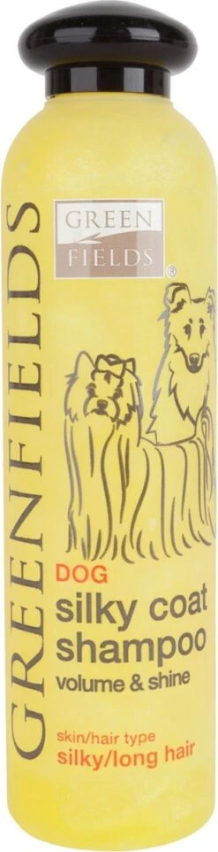 Greenfields Hondenshampoo Voor Langharige Vacht - Zorgt Voor Een Zijdezachte Glanzende Vacht - Inhoud 270 Ml - Hondenshampoo Langharige Vacht -Hondenbenodigdheden 308x1200 1