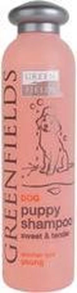 Greenfields - Milde Hondenshampoo Puppy - Zachte Shampoo Met Babypoeder Geur - Inhoud 270 Ml Of 5 Liter - 270 Ml -Hondenbenodigdheden 315x1200