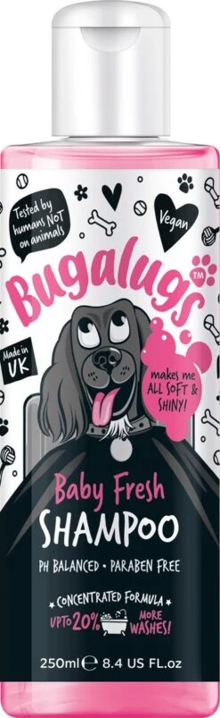 Bugalugs - Vachtverzorging Hond - Baby Fresh Gift Set - Hondenshampoo - Hondenparfum - Anti-klit Spray - 650 Ml - Kerstcadeau -Hondenbenodigdheden 369x1200