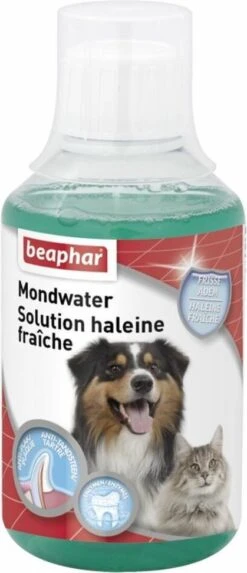 Beaphar Mondwater Hond/Kat - Gebitsverzorging - 3 X 250 Ml -Hondenbenodigdheden 517x1200