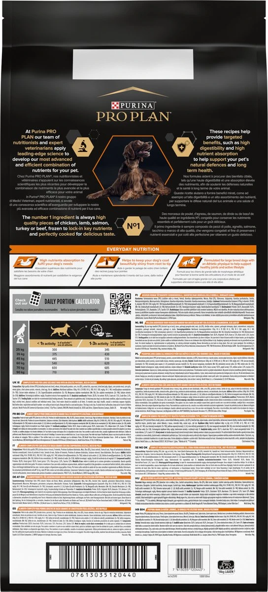 Pro Plan Everyday Nutrition Large Athletic Adult - Honden Droogvoer - Kip - 14 Kg 2 Pro Plan Everyday Nutrition Large Athletic Adult - Honden Droogvoer - Kip - 14 Kg - Afbeelding 2