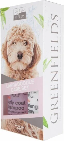 Greenfields Labradoodle Vacht Verzorgingsset - Shampoo En Anti-Klit Spray Voor Langharige Of Krullende Vacht -Hondenbenodigdheden 545x1200