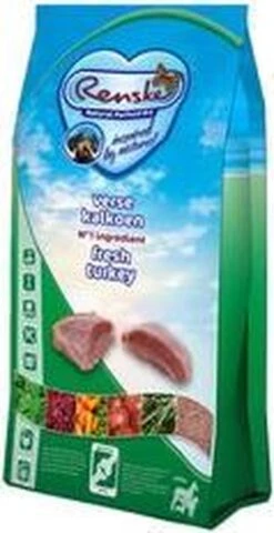 Renske Super Premium Senior Kalkoen Graanvrij 12 KG -Hondenbenodigdheden 618x1200