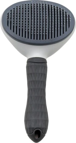 Lorell Pet Company Kattenborstel/Hondenborstel - Borstel Voor Langharig/kortharig -Hondenhaar En Kattenhaar Verwijderaar - Grijs -Hondenbenodigdheden 645x1200