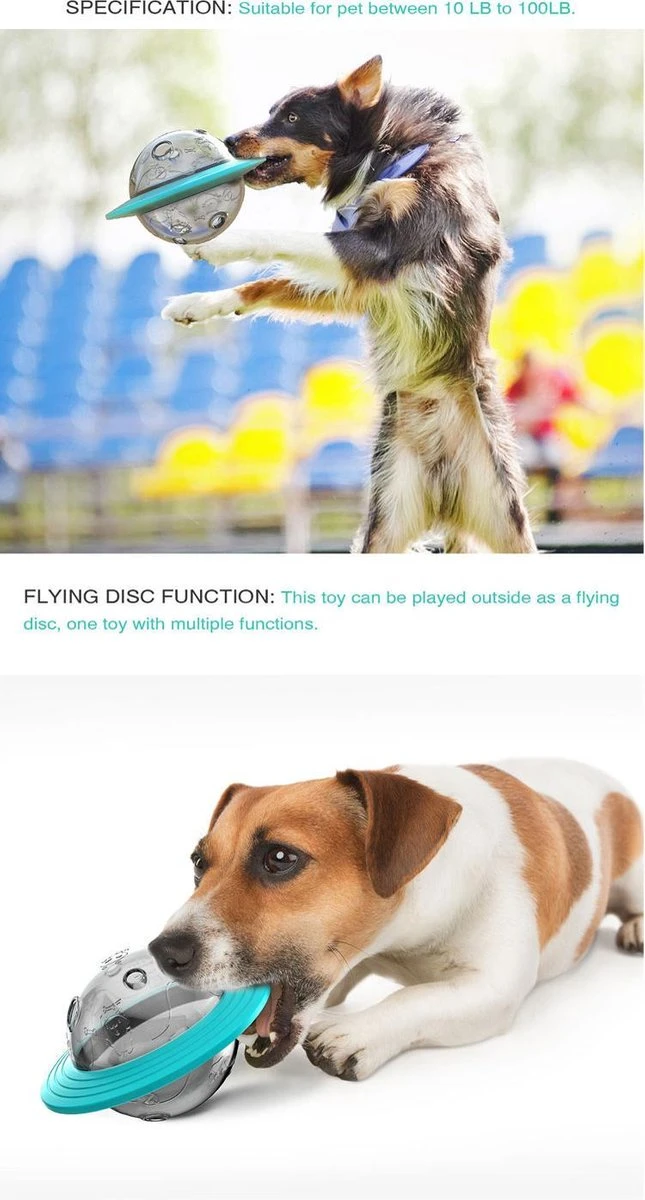 Merkloos Hondenspeeltje UFO Blauw Geschikt Voor Puppy's Tot En Met Grote Honden - Honden Speelgoed - Anti Bijt Speelgoed - Voerbal - Honden Speelgoed Intelligentie - Bijtspeelgoed - Interactieve Hond - Hondenspeeltjes - Traingsbal - Sterk Materiaal - Blauw 6 Merkloos Hondenspeeltje UFO Blauw Geschikt Voor Puppy's Tot En Met Grote Honden - Honden Speelgoed - Anti Bijt Speelgoed - Voerbal - Honden Speelgoed Intelligentie - Bijtspeelgoed - Interactieve Hond - Hondenspeeltjes - Traingsbal - Sterk Materiaal - Blauw - Afbeelding 6