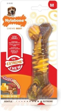 Nylabone Extreme Kauwbot Textuur Met Rund- En Kaassmaak -Hondenbenodigdheden 658x1200 4