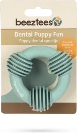 Beeztees Rubber Dental Ring Puppy Groen 8 Cm -Hondenbenodigdheden 691x1200 1