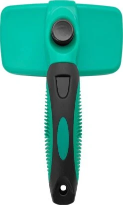 ElegaPet Hondenborstel Groen - Hondenhaar Verwijderen - Kat En Hondenkam - Slickerborstel Hond En Kat - Groomer - Ondervacht Kam Hond - Borstel Hond - Hondenborstel Langharig En Kortharig - Slickerborstel - Anti Klit/Knopen/Huidschilfers -Hondenbenodigdheden 723x1200