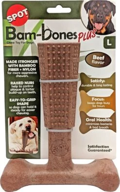 Spot Bam-Bones Plus Easy Grip - Veilig Kauwbot Voor Honden - Speciaal Voor Sterke Kauwers - Verzorgt Het Gebit Van De Hond - Rund Of Kip - S/M/L - Maat: Large, Smaak: Kip 12 Spot Bam-Bones Plus Easy Grip - Veilig Kauwbot Voor Honden - Speciaal Voor Sterke Kauwers - Verzorgt Het Gebit Van De Hond - Rund Of Kip - S/M/L - Maat: Large, Smaak: Kip -Hondenbenodigdheden 755x1200 1
