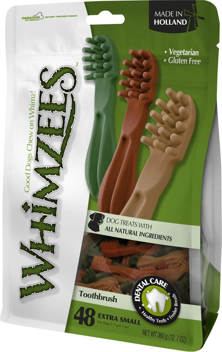 Whimzees Tandenborstel Hondensnack - 6,5 Cm - 48 Stuks 14 Whimzees Tandenborstel Hondensnack - 6,5 Cm - 48 Stuks - Afbeelding 14