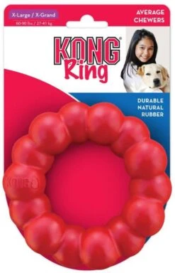 Kong Ring Rood 11x11x3 Cm - Medium/Large -Hondenbenodigdheden 772x1200 2