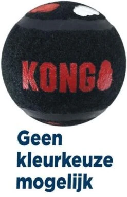 KONG Signature Speelballen S - Steviger Dan Tennisballen - Niet Schurend Materiaal - Speelbal Voor Honden - 3 Stuks -Hondenbenodigdheden 774x1200 4