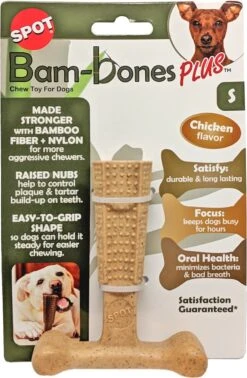 Spot Bam-Bones Plus Easy Grip - Veilig Kauwbot Voor Honden - Speciaal Voor Sterke Kauwers - Verzorgt Het Gebit Van De Hond - Rund Of Kip - S/M/L - Maat: Large, Smaak: Kip 14 Spot Bam-Bones Plus Easy Grip - Veilig Kauwbot Voor Honden - Speciaal Voor Sterke Kauwers - Verzorgt Het Gebit Van De Hond - Rund Of Kip - S/M/L - Maat: Large, Smaak: Kip -Hondenbenodigdheden 784x1200 3