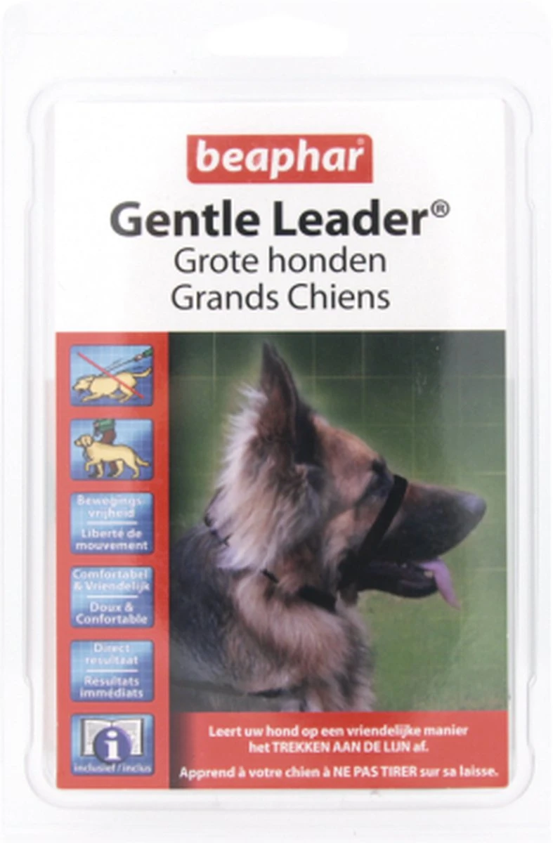 Beaphar Gentle Leader - Zwart - 54 Cm - Grote Honden 11 Beaphar Gentle Leader - Zwart - 54 Cm - Grote Honden - Afbeelding 11
