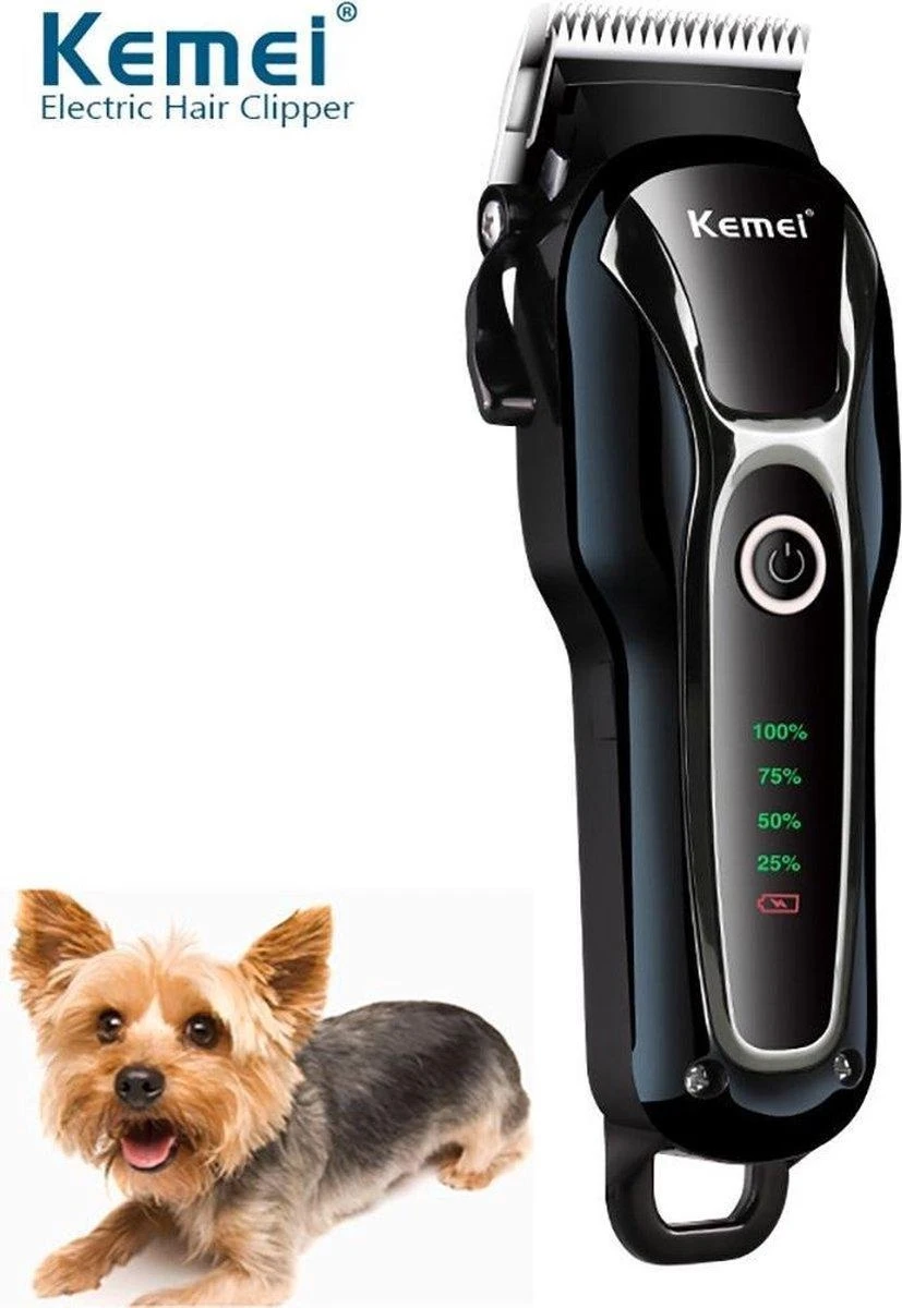 Merkloos Dierentondeuse + Haren Verwijderaar - Scheerapparaat Voor Honden En Katten - 4 Opzetstukken - Oplaadbaar - Draadloos - Stil - Verschillende Haar En Vachtlengtes - Hondentrimmer - Honden Trimmer - Honden Knippen - Haren Knippen 3 Merkloos Dierentondeuse + Haren Verwijderaar - Scheerapparaat Voor Honden En Katten - 4 Opzetstukken - Oplaadbaar - Draadloos - Stil - Verschillende Haar En Vachtlengtes - Hondentrimmer - Honden Trimmer - Honden Knippen - Haren Knippen - Afbeelding 3