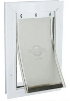 Staywell 620 Hondenluik - Aluminium - Wit -Hondenbenodigdheden 838x1200 1