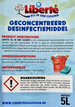 Geurverwijderaar - Liberté All In One Cleaner - Desinfectie - Dieren - Huis - Auto - Kantoor - Schoonmaakmiddel - 5L - Fresh Citrus -Hondenbenodigdheden 840x1200 3