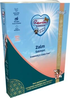 Renske Vers Vlees Zalm Graanvrij - Hondenvoer - 10 X 395 Gr -Hondenbenodigdheden 860x1200 2