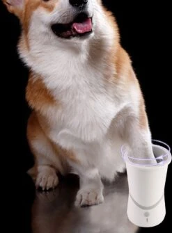 Hondenpoten Reiniger - Wasser - Hond – Pet Paw Washer – Hondenborstel – Honden Borstel - Verzorging -Hondenbenodigdheden 884x1200