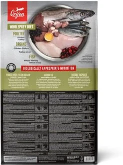 Orijen Whole Prey Senior Dog - Kip & Kalkoen - Hondenvoer - 11.4 Kg -Hondenbenodigdheden 896x1200