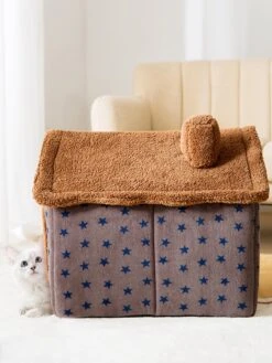 Château Animaux® Hondenhuis - Kattenhuis - 50 X 40x 46 Cm - Dierenhuis - Kattenhok - Hondentent - Hondenhuisjes Voor Binnen - Bruin 9 Château Animaux® Hondenhuis - Kattenhuis - 50 X 40x 46 Cm - Dierenhuis - Kattenhok - Hondentent - Hondenhuisjes Voor Binnen - Bruin -Hondenbenodigdheden 900x1200 17