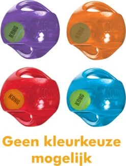 Kong Jumbler Ball - Assorti - M/L - Hondenspeelgoed - Ø14 Cm