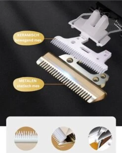 BeautyFit - 16-delig Hondentondeuse Set - Professionele Honden Trimset - Dieren Tondeuse Voor Dikke Vacht - Meest Complete Set - Inclusief 4 Opzetkammen - Hondenschaar - Mist Verstuiver - Handschoen Borstel - Nagelknipper -Hondenbenodigdheden 959x1200