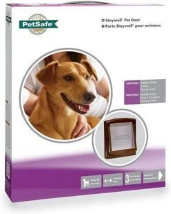 Petsafe 757 Hondenluik - Medium - Zilver/Tranparant -Hondenbenodigdheden 960x1200 4