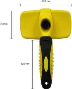 ElegaPet Hondenborstel Groen - Hondenhaar Verwijderen - Kat En Hondenkam - Slickerborstel Hond En Kat - Groomer - Ondervacht Kam Hond - Borstel Hond - Hondenborstel Langharig En Kortharig - Slickerborstel - Anti Klit/Knopen/Huidschilfers -Hondenbenodigdheden 964x1200