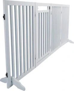 Trixie Hondenhek Met Deur Wit - 60-160 X 81 CM -Hondenbenodigdheden 978x1200 2